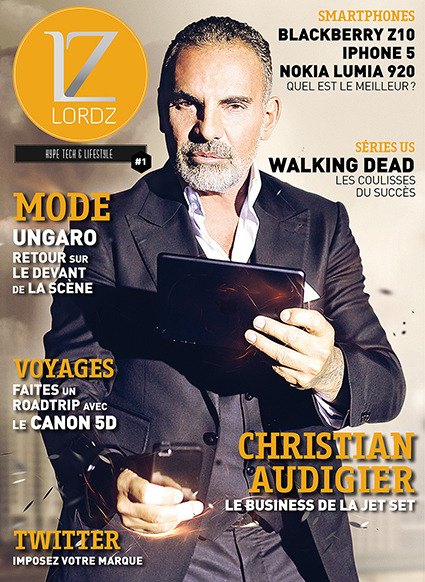 Couverture du magazine Lordz #1 — Christian Audigier